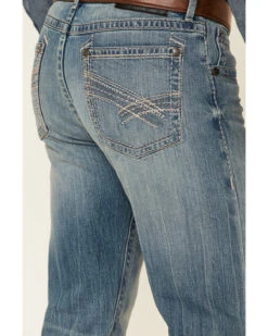 Rock 47 By Wrangler Men's Cochran Medium Wash Stretch Slim Straight Jeans 9 Rock 47 By Wrangler Men's Cochran Medium Wash Stretch Slim Straight Jeans -Fashion Store 2000350739 400 P4