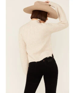 Shyanne Women's Seamed High Neck Wool Blend Pullover Sweatshirt -Fashion Store 2000351363 280 P3