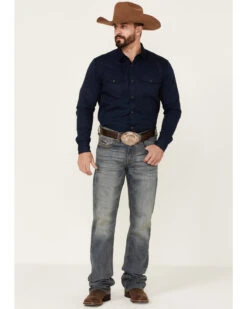 Cody James Men's Star Gazer Dark Wash Stretch Stackable Straight Leg Jeans