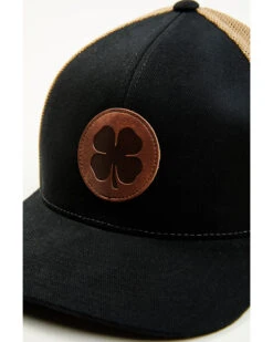 Black Clover Men's Leatherman Circle Logo Mesh Back Trucker Cap -Fashion Store 2000352068 001 P2