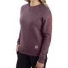 Carhartt Women's Relaxed Fit Midweight Crewneck Block Logo Sleeve Graphic Sweatshirt -Fashion Store 2000353049 500 P1