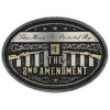 Montana Silversmiths Men's Black & Gold 2nd Amendment Circular Buckle -Fashion Store 2000355747 040 P1