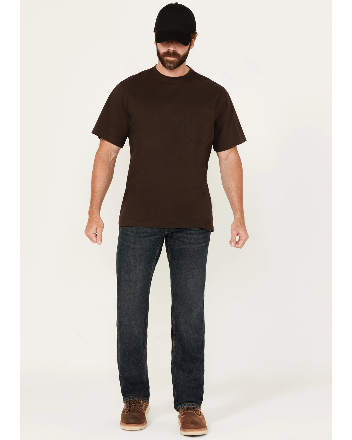 Ariat Men's Rebar M7 McCoy Dark Wash Durastretch Slim Straight Work Jeans 3 Ariat Men's Rebar M7 McCoy Dark Wash Durastretch Slim Straight Work Jeans