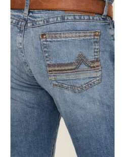 Rock 47 By Wrangler Men's Bayshore Medium Stretch Slim Bootcut Jeans -Fashion Store 2000358078 400 P4