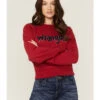 Wrangler Women's Chenille Logo Cropped Sweatshirt 1 Wrangler Women's Chenille Logo Cropped Sweatshirt -Fashion Store 2000358085 600 P1
