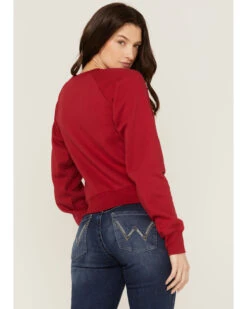 Wrangler Women's Chenille Logo Cropped Sweatshirt -Fashion Store 2000358085 600 P4