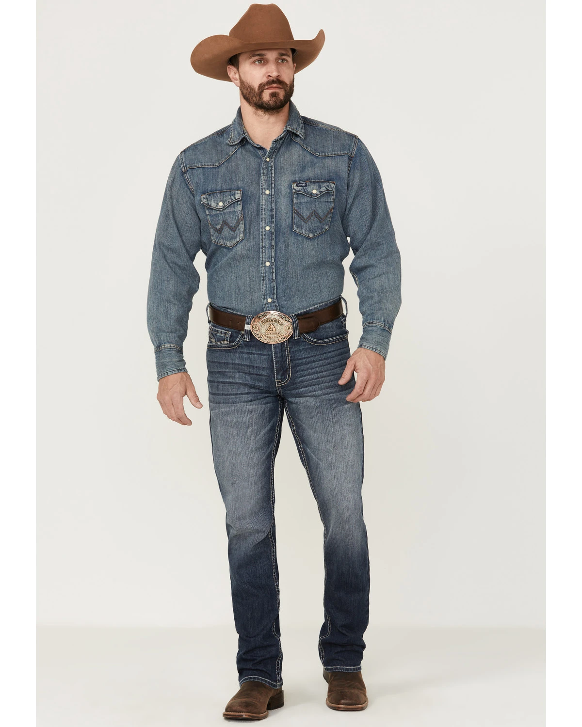 Cody James Men's Moonlight Medium Wash Stretch Slim Straight Jeans 3 Cody James Men's Moonlight Medium Wash Stretch Slim Straight Jeans