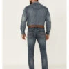 Rock & Roll Denim Men's Hooey Revolver Medium Vintage Stretch Slim Straight Jeans -Fashion Store 2000360316 400 P1