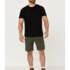 Wrangler ATG Men's All-Terrain Deep Olive Asymmetric Cargo Shorts 2 Wrangler ATG Men's All-Terrain Deep Olive Asymmetric Cargo Shorts -Fashion Store 2000361703 341 P1