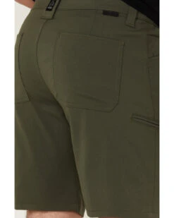 Wrangler ATG Men's All-Terrain Deep Olive Asymmetric Cargo Shorts -Fashion Store 2000361703 341 P4