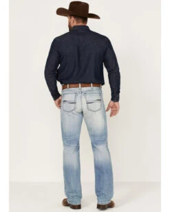 Cinch Men's Light Stonewash White Label Peformance Stretch Relaxed Straight Jeans 8 Cinch Men's Light Stonewash White Label Peformance Stretch Relaxed Straight Jeans -Fashion Store 2000362805 402 P3