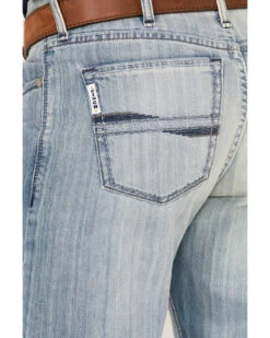 Cinch Men's Light Stonewash White Label Peformance Stretch Relaxed Straight Jeans 9 Cinch Men's Light Stonewash White Label Peformance Stretch Relaxed Straight Jeans -Fashion Store 2000362805 402 P4