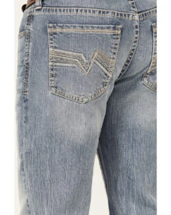 Cody James Men's Hacienda Medium Wash Stretch Slim Bootcut Jeans 9 Cody James Men's Hacienda Medium Wash Stretch Slim Bootcut Jeans -Fashion Store 2000365432 414 P4