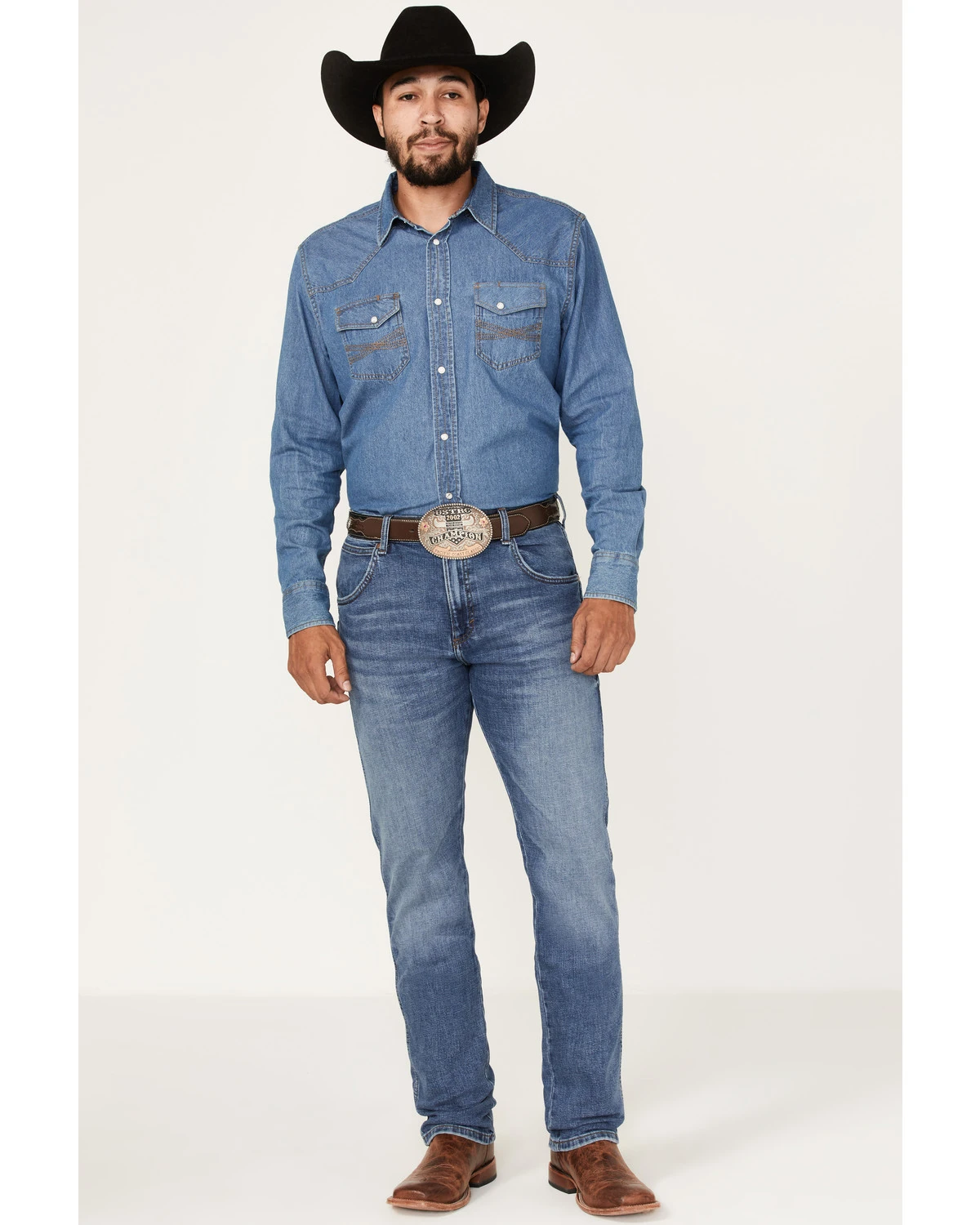 Wrangler Retro Men's Ansley Stretch Slim Straight Jeans 3 Wrangler Retro Men's Ansley Stretch Slim Straight Jeans