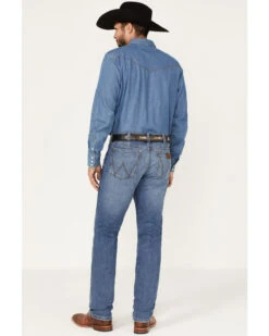 Wrangler Retro Men's Ansley Stretch Slim Straight Jeans 8 Wrangler Retro Men's Ansley Stretch Slim Straight Jeans -Fashion Store 2000366715 414 P3