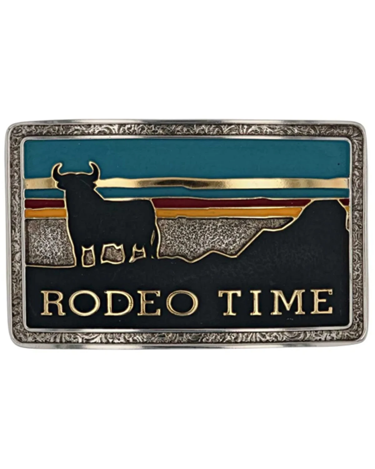 Montana Silversmiths Rodeo Time Southwestern Attitude Belt Buckle 3 Montana Silversmiths Rodeo Time Southwestern Attitude Belt Buckle