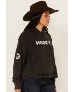 Hooey Women's Logo Graphic Boxy Hoodie -Fashion Store 2000369086 001 P2