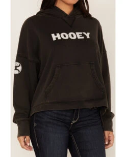 Hooey Women's Logo Graphic Boxy Hoodie -Fashion Store 2000369086 001 P3