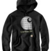 Carhartt Men's Rain Defender® Loose Fit Midweight Logo Graphic Hooded Sweatshirt 2 Carhartt Men's Rain Defender® Loose Fit Midweight Logo Graphic Hooded Sweatshirt -Fashion Store 2000369829 001 P1