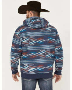 Ariat Men's Southwestern Print Hooded Sweatshirt -Fashion Store 2000371569 410 P4