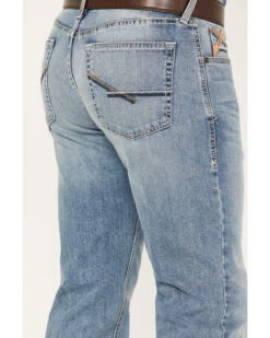 Ariat Men's M4 Orleans Abel Light Wash Stretch Relaxed Straight Jeans 9 Ariat Men's M4 Orleans Abel Light Wash Stretch Relaxed Straight Jeans -Fashion Store 2000371951 400 P4