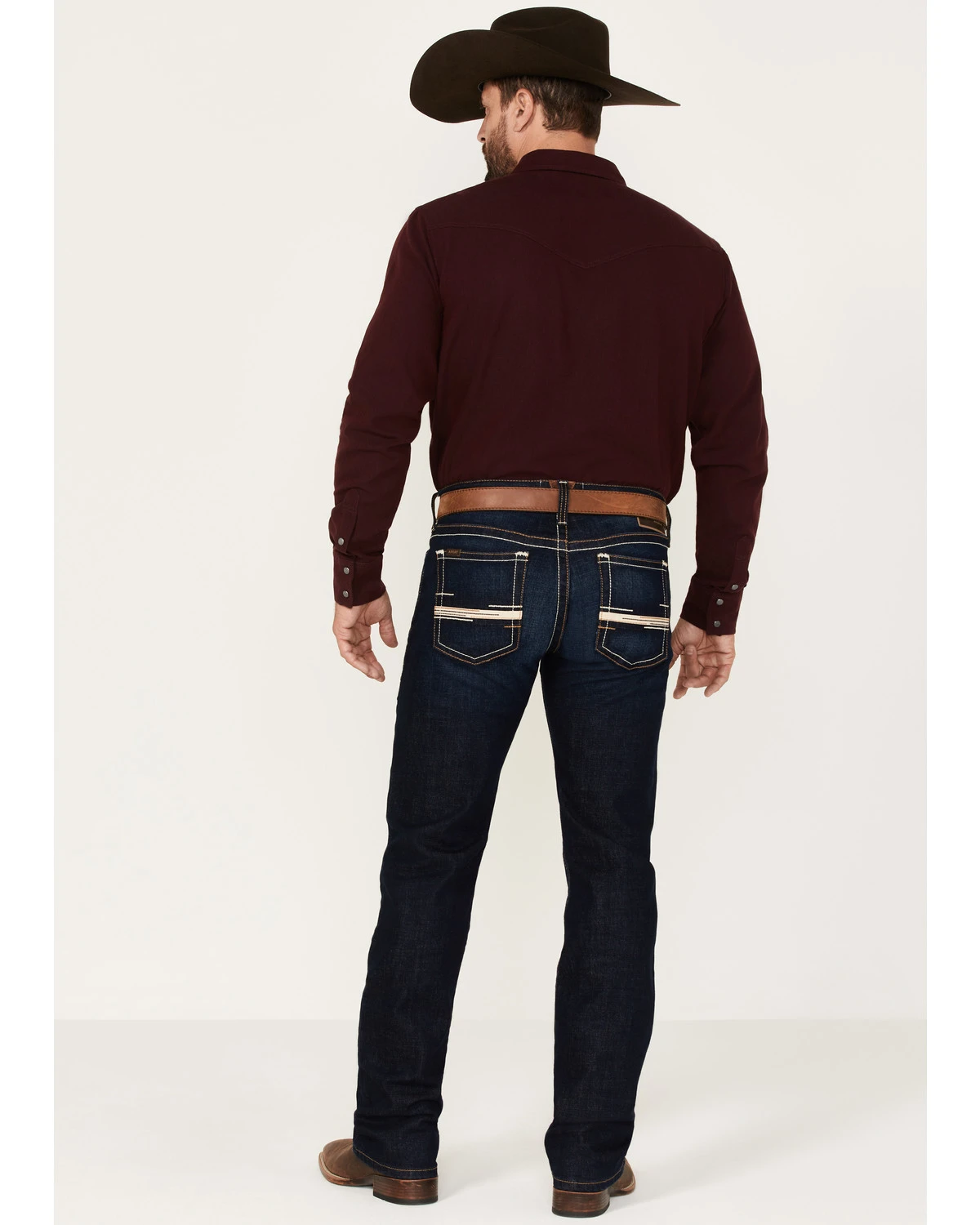 Ariat Men's M7 Rockport Ranger Dark Wash Slim Straight Jeans 5 Ariat Men's M7 Rockport Ranger Dark Wash Slim Straight Jeans - Image 3