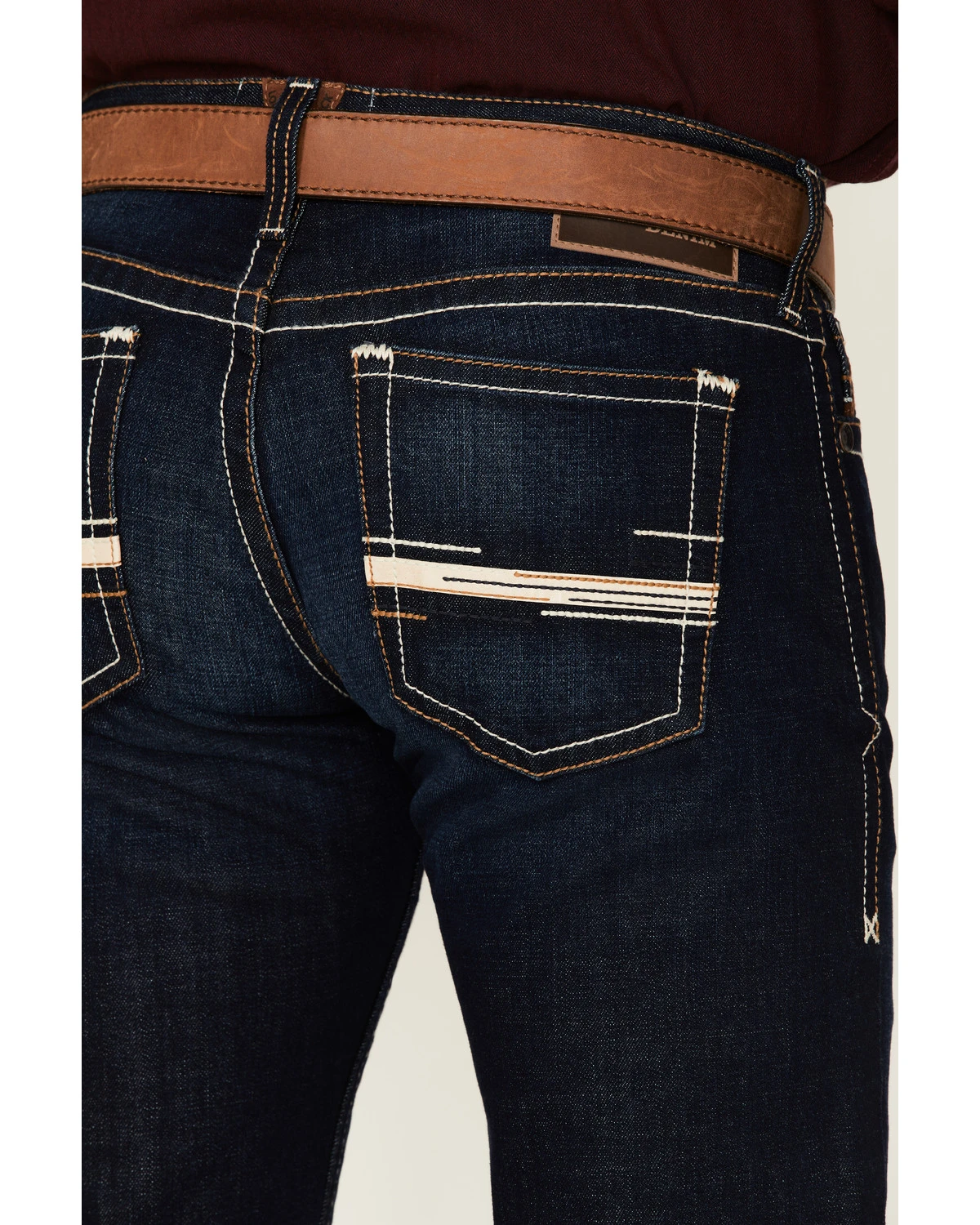 Ariat Men's M7 Rockport Ranger Dark Wash Slim Straight Jeans 6 Ariat Men's M7 Rockport Ranger Dark Wash Slim Straight Jeans - Image 4