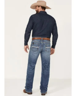 RANK 45 Men's Iron Horse Stackable Straight Dark Wash Heavy Still Stretch Denim Jeans -Fashion Store 2000373305 416 P3