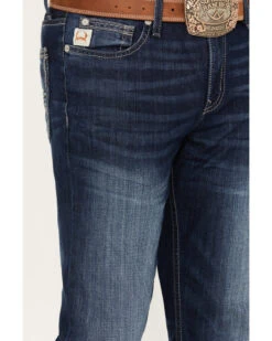 Cinch Men's Ian Medium Wash Slim Boot Performance Stretch Denim Jeans -Fashion Store 2000373481 402 P2