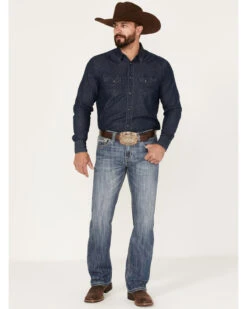 Rock & Roll Denim Men's Pistol Medium Vintage Wash Straight Jeans -Fashion Store 2000375481 414 P3