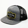 Men's Flat Brim Live Western Patch Baseball Cap
