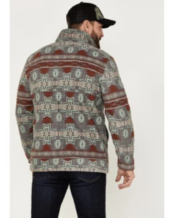 Powder River Outfitters Men's 1/2 Zip Southwestern Print Fleece Sweatshirt 9 Powder River Outfitters Men's 1/2 Zip Southwestern Print Fleece Sweatshirt -Fashion Store 2000376231 022 P4
