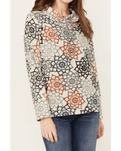 Kavu Women's Bella Coola Lunar Dreams Polar Fleece Sweatshirt -Fashion Store 2000378070 900 P3