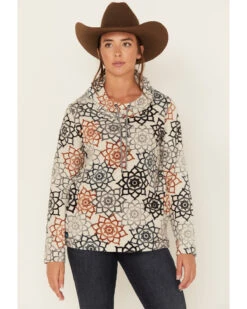 Kavu Women's Bella Coola Lunar Dreams Polar Fleece Sweatshirt -Fashion Store 2000378070 900 P5