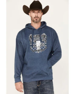Cowboy Hardware Men's Tough As Nails Skull Graphic Hooded Sweatshirt 7 Cowboy Hardware Men's Tough As Nails Skull Graphic Hooded Sweatshirt -Fashion Store 2000378838 400 P2