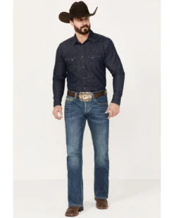Rock & Roll Denim Men's Pistol Medium Vintage Wash Bootcut Reflex Denim Jeans 8 Rock & Roll Denim Men's Pistol Medium Vintage Wash Bootcut Reflex Denim Jeans -Fashion Store 2000386203 414 P3