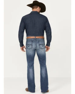 Cody James Men's Oregon Medium Wash Slim Bootcut Stretch Denim Jeans -Fashion Store 2000386281 414 P3