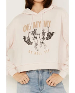 Cleo + Wolf Women's Oh My My Cropped Hoodie -Fashion Store 2000386287 661 P3
