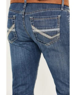 Cinch Men's Ian Medium Stonewash Slim Boot Performance Stretch Denim Jeans -Fashion Store 2000386396 402 P4