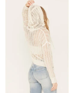 Cleo + Wolf Women's Deep V Hoodie 9 Cleo + Wolf Women's Deep V Hoodie -Fashion Store 2000386710 110 P4