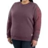 Carhartt Women's Relaxed Fit Midweight Crewneck Block Logo Sleeve Graphic Sweatshirt - Plus 1 Carhartt Women's Relaxed Fit Midweight Crewneck Block Logo Sleeve Graphic Sweatshirt - Plus -Fashion Store 2000394335 500 P1