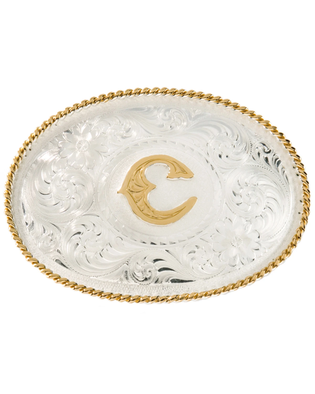 Montana Silversmiths Men's Initial "C" Buckle 3 Montana Silversmiths Men's Initial "C" Buckle