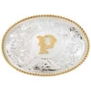 Montana Silversmiths Initial "P" Buckle -Fashion Store 290418 03 P1