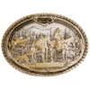 Montana Silversmiths Men's Horse Pack & Rider Belt Buckle -Fashion Store 290442 03 P1
