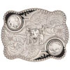 Montana Silversmiths Men's Antiqued Buffalo Nickel And Skull Buckle -Fashion Store 290921 03 P1