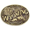Montana Silversmiths Men's Wyoming State Heritage Attitude Belt Buckle -Fashion Store 290B89 15 P1