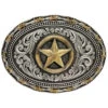 Montana Silversmiths Men's Classic Impressions Two-Tone Lone Star Attitude Belt Buckle -Fashion Store 290C37 94 P1